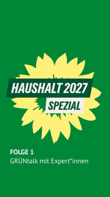 Folge 1 unserer Serie zum Haushalt 2027. Wir wollen Euch wieder mitnehmen auf unseren Weg durch den Haushaltsprozess.
Schreibt uns gerne, wenn ihr Fragen oder Vorschläge habt!
#lübeck #gruene #grueneluebeck #finanzen #politik